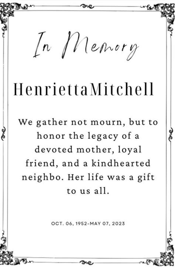 A Tribute To Her Life