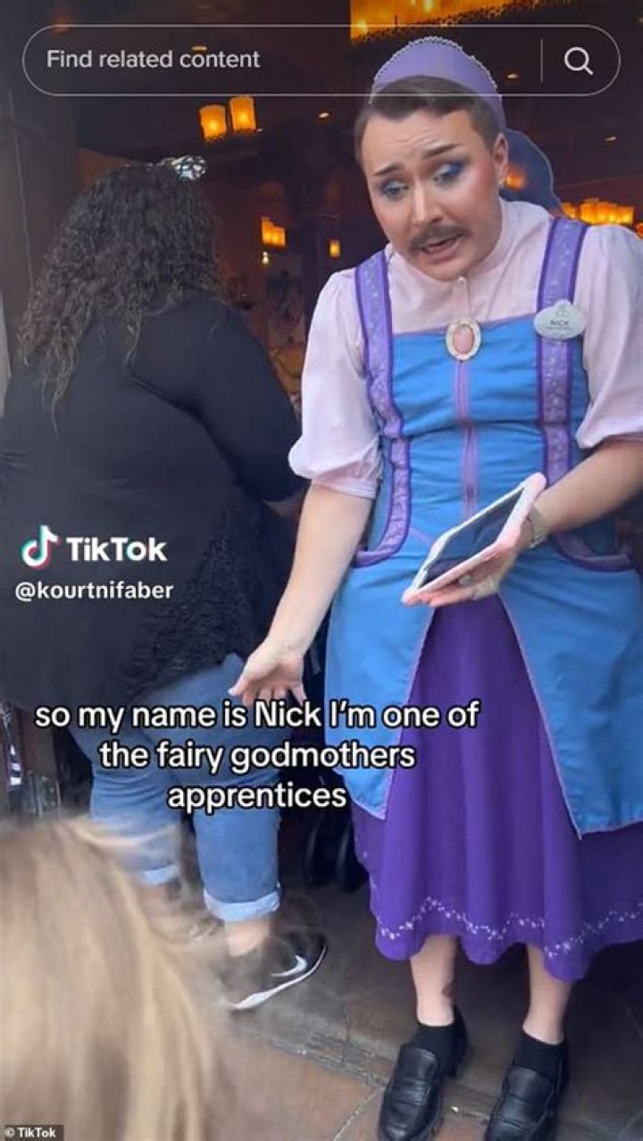 Disney Employee's Fairy Godmother Costume Sparks Debate, Others Come to His Defense