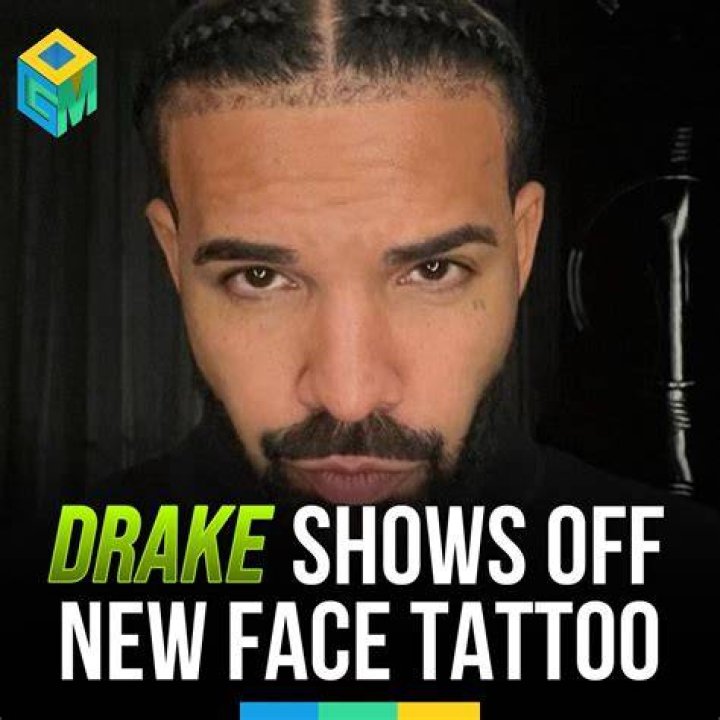 Drake Shows Off New Face Tattoo Hip