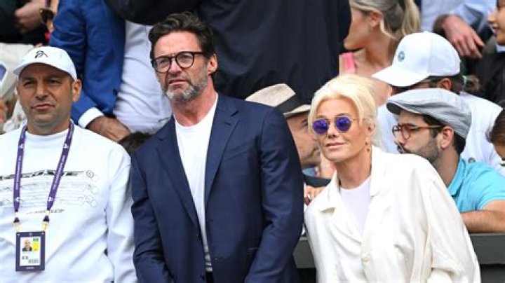 Hugh Jackman and wife Deborra-lee Furness looked somber at Wimbledon game in last pics together just |