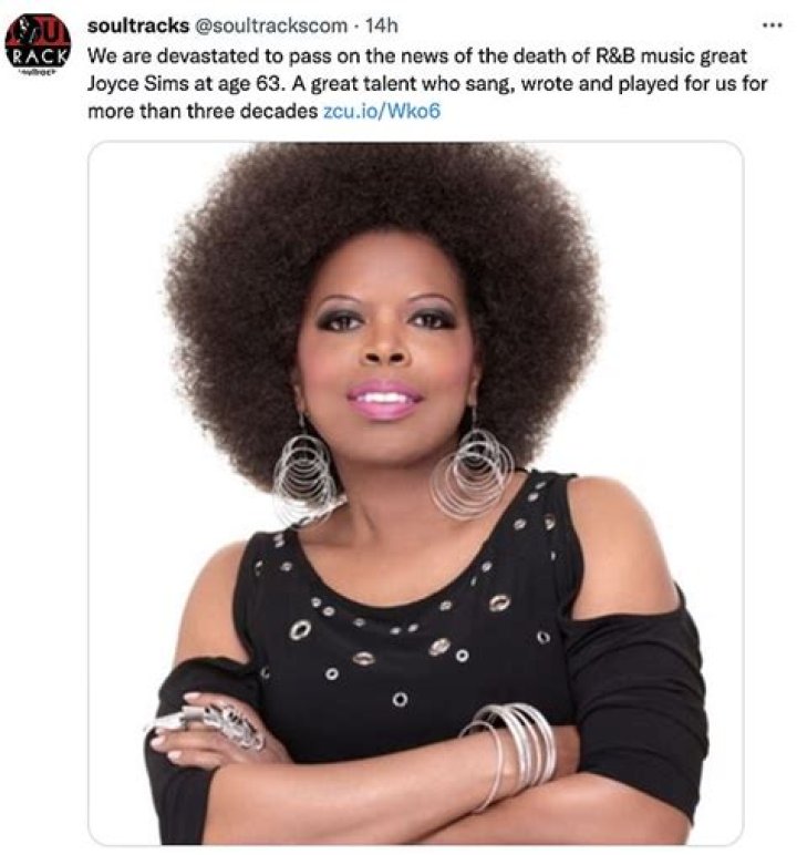 Joyce Sims obituary | Pop and rock |
