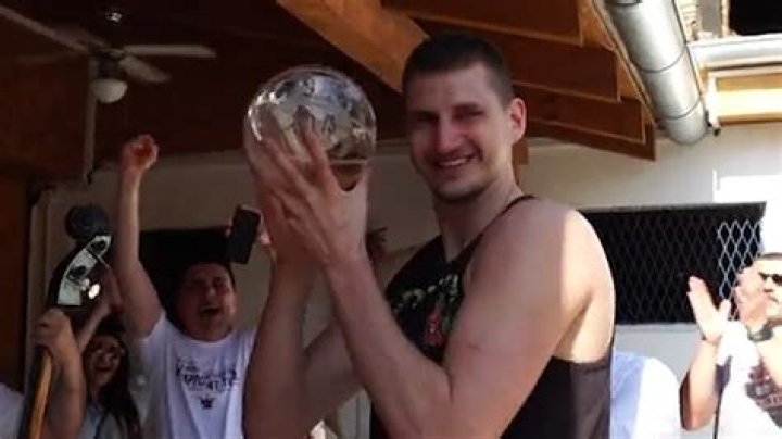 Nikola Jokic Accepts NBA MVP Award After Riding Horse In Serbia |
