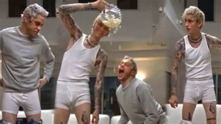 Pete Davidson, Machine Gun Kelly Strip Down to Undies, Joke About The |