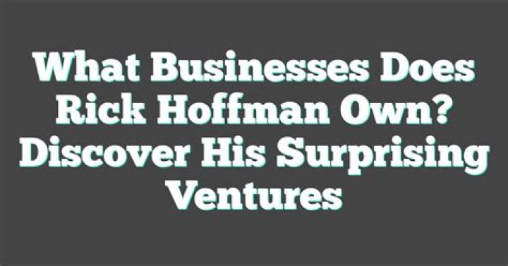 Rick Hoffman And Dustin Hoffman's Surprising Connection