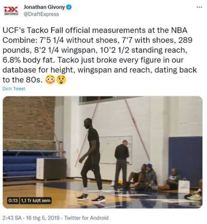Tacko Fall Height, Weight, Age, Family, Facts, Education, Biography
