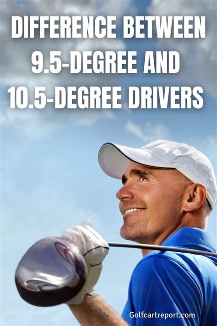 What's the difference between 9.5 and 10.5 degree driver?