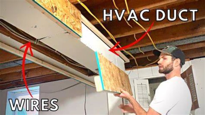 What is the disadvantage in having ducts in the ceiling?